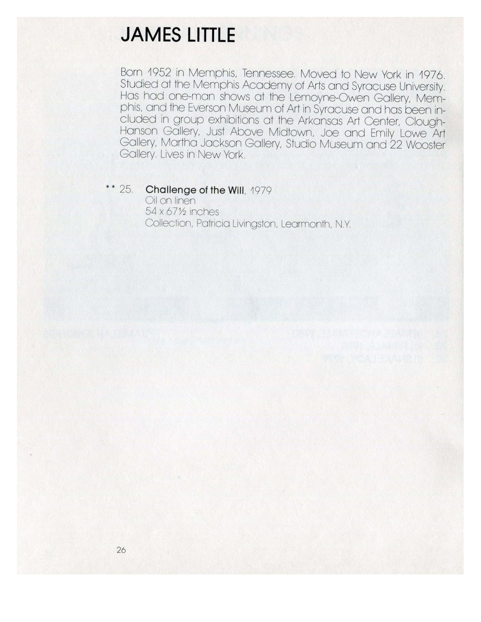 James Little in Afro-American Abstraction