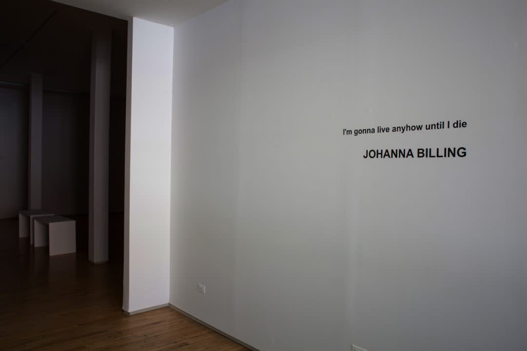 Johanna Billing, I’m Gonna Live Anyhow Until I Die