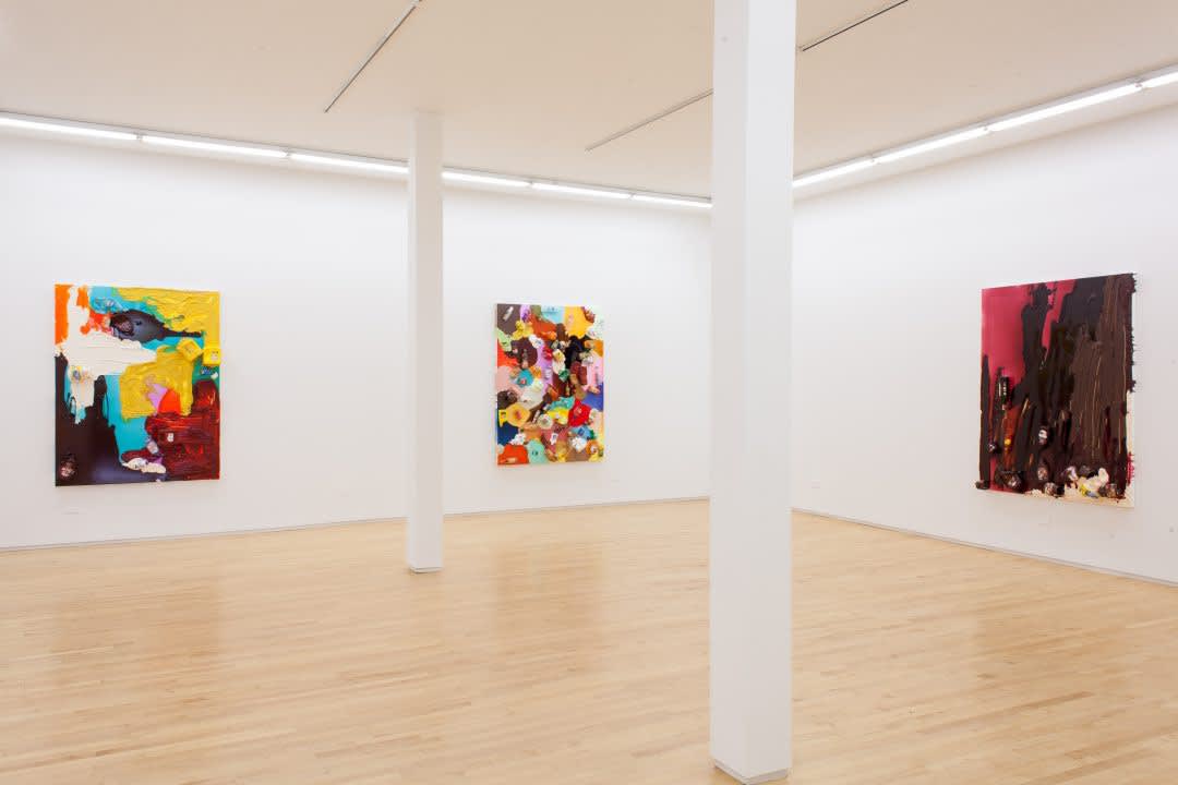 Tony Tasset, Spill Paintings
