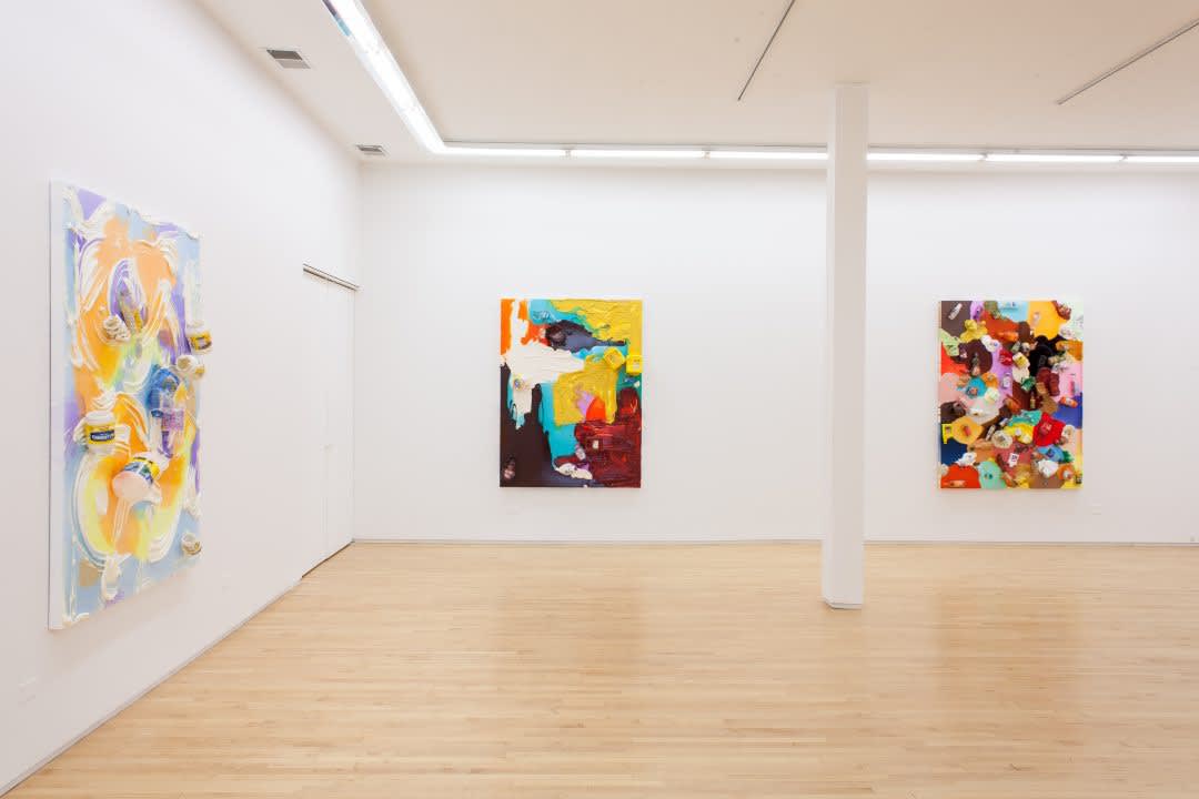 Tony Tasset, Spill Paintings