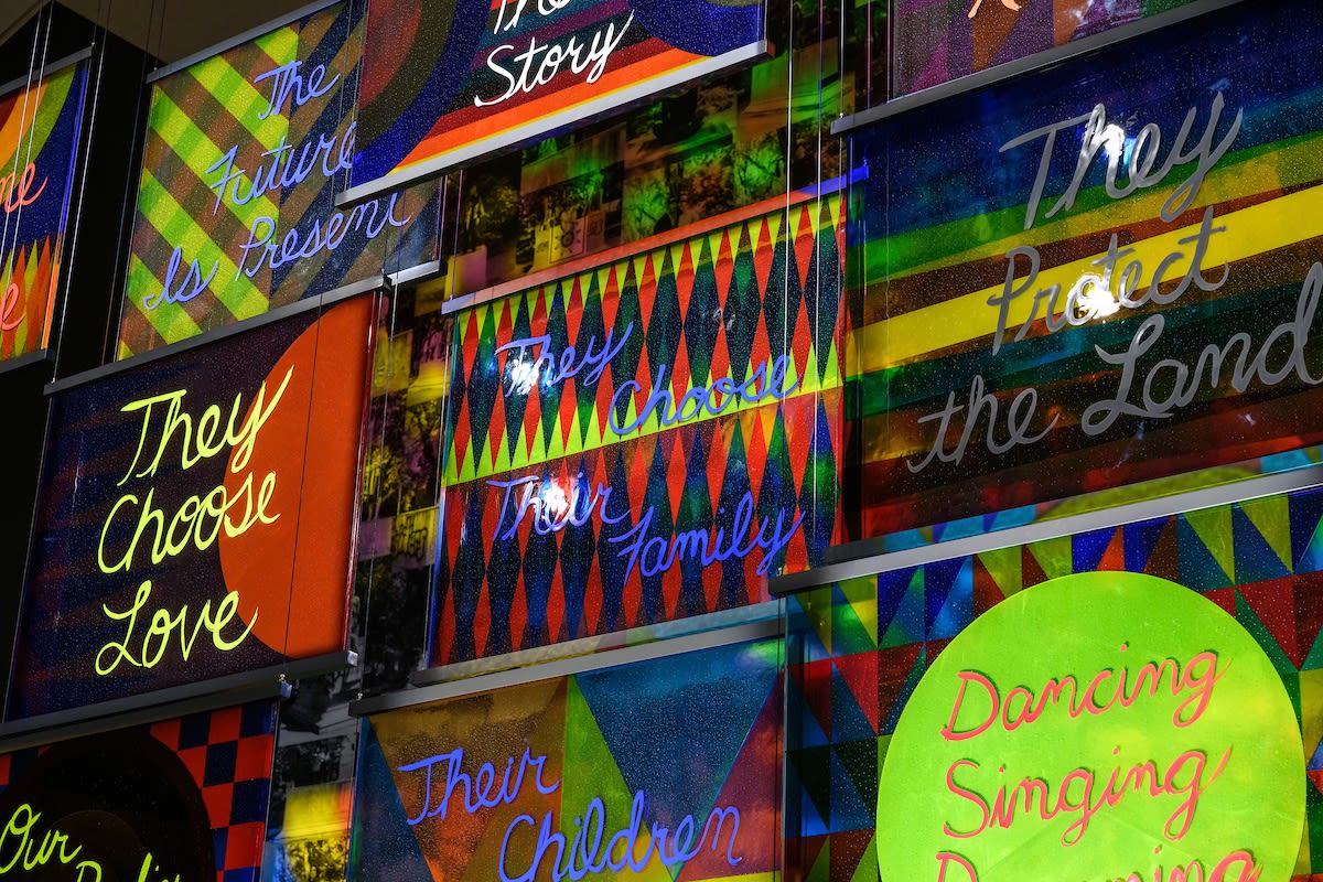 Jeffrey Gibson, They Come From Fire