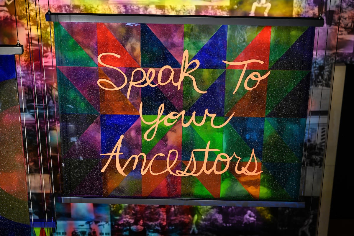 Jeffrey Gibson, They Come From Fire