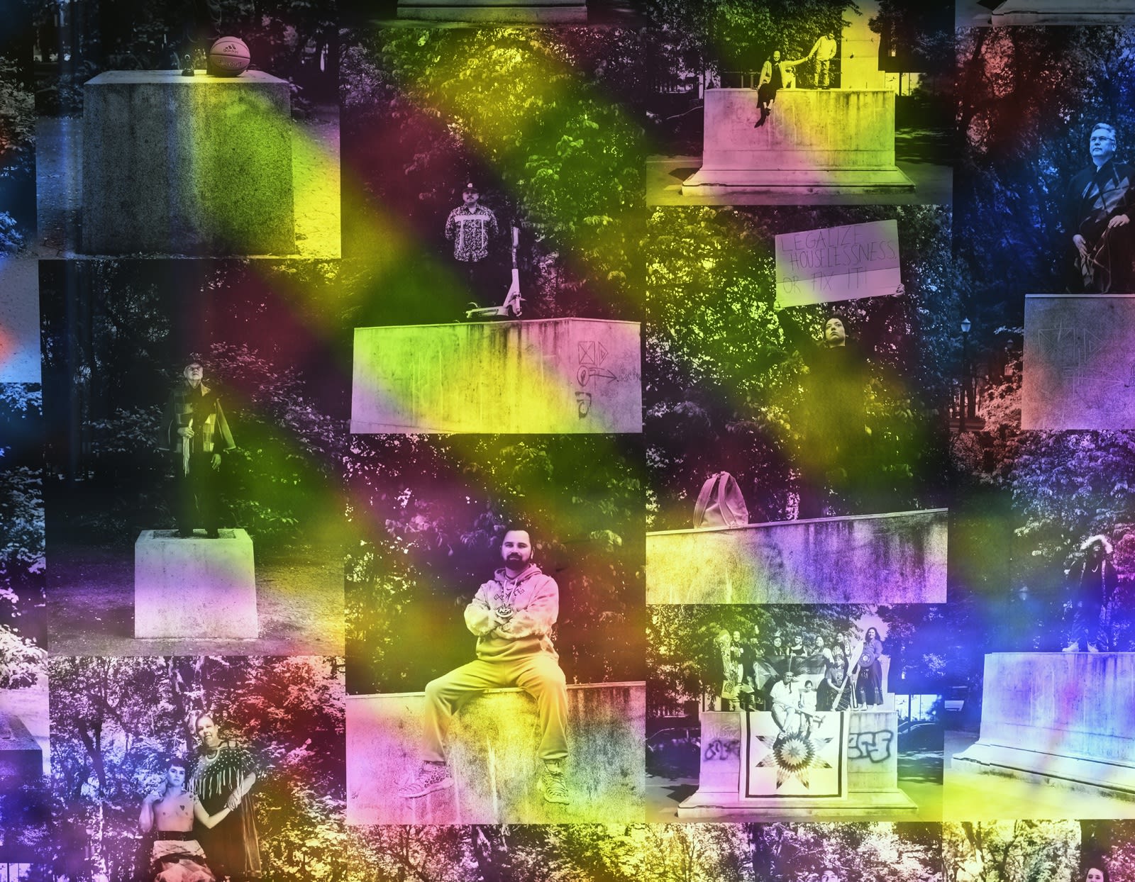 Jeffrey Gibson, They Come From Fire