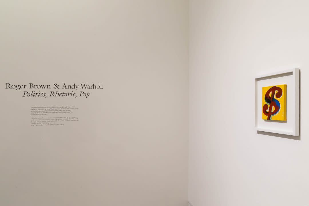Roger Brown and Andy Warhol, Politics, Rhetoric, Pop