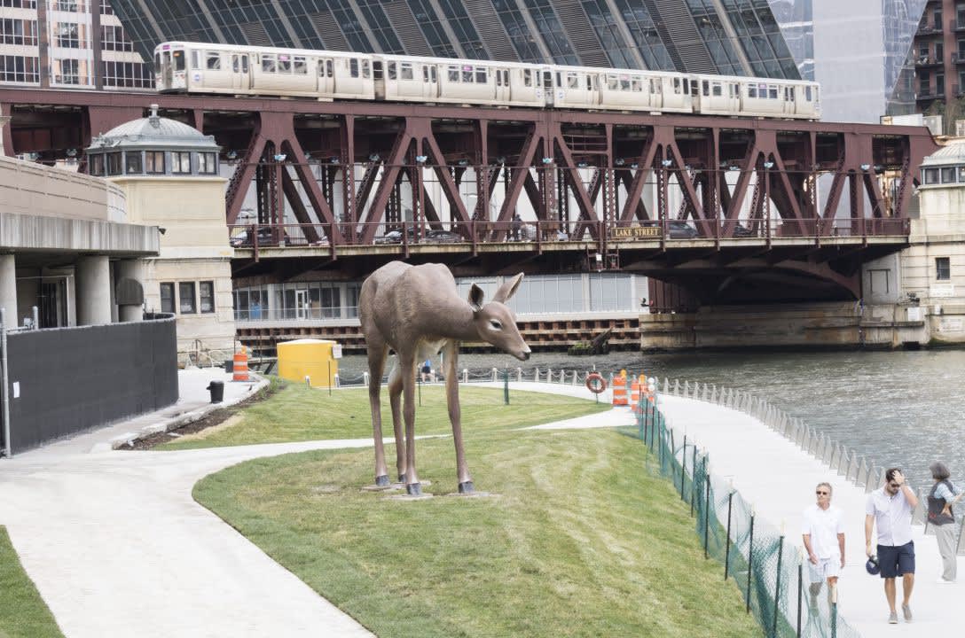 Tony Tasset and Scott Reeder, Chicago Riverwalk