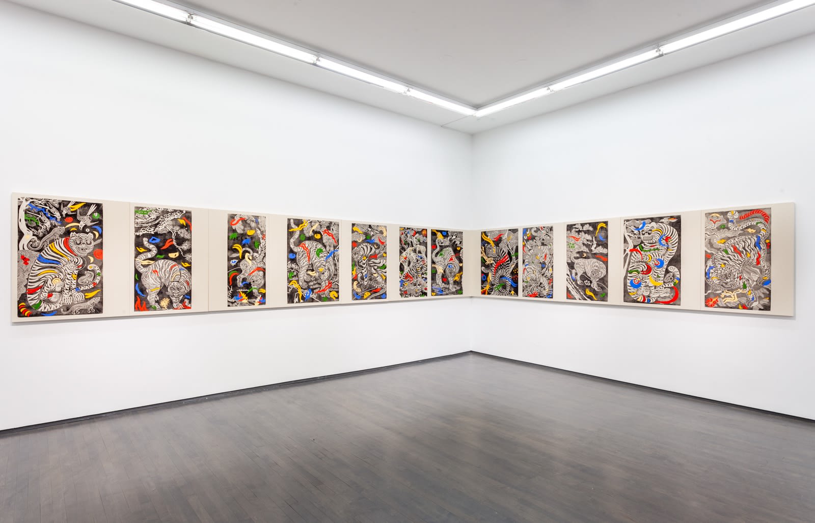 Kour Pour, Familiar Spirits, 2021, (Installation View), Kavi Gupta | 835 W. Washington Blvd.