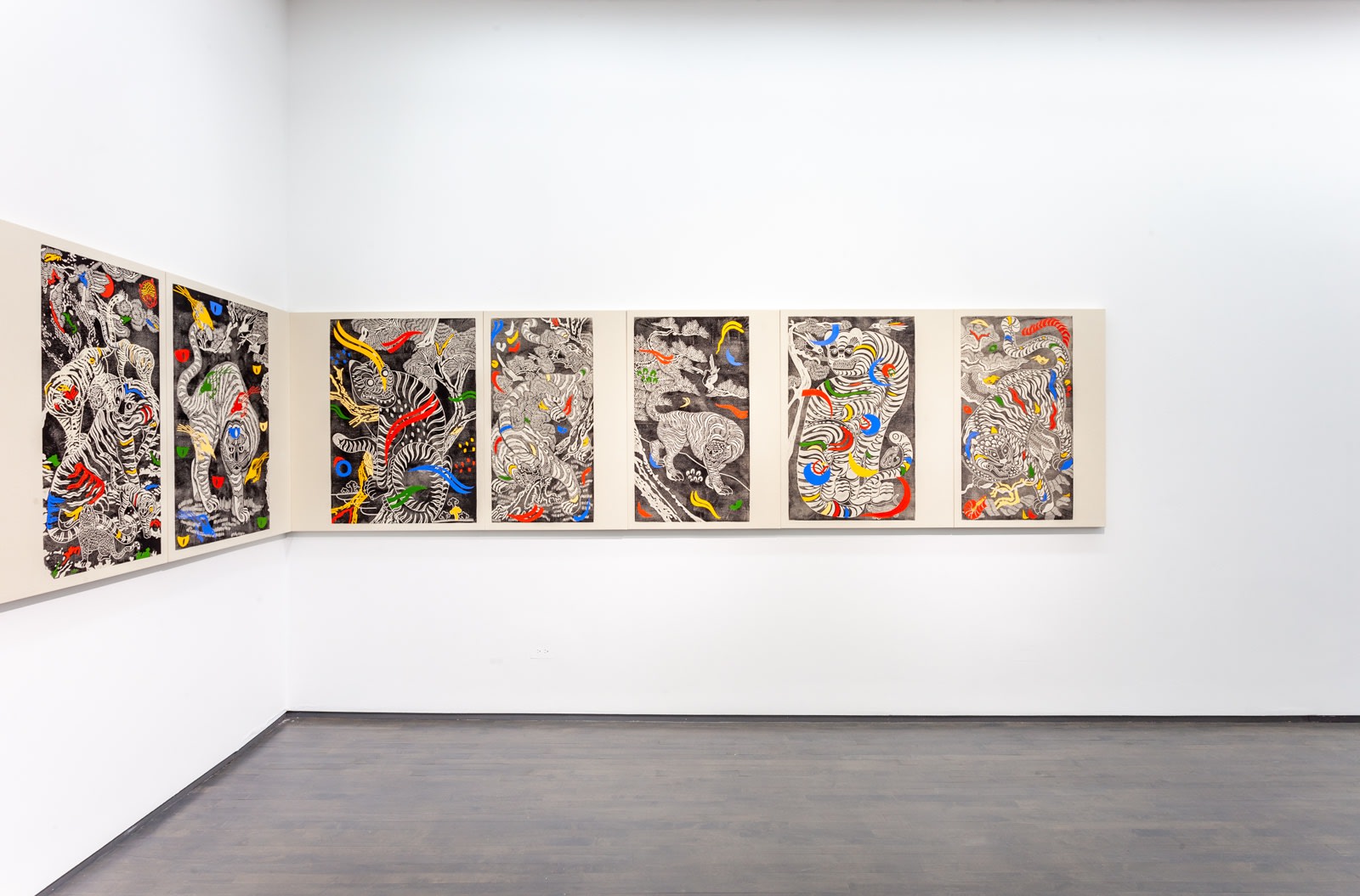 Kour Pour, Familiar Spirits, 2021, (Installation View), Kavi Gupta | 835 W. Washington Blvd.