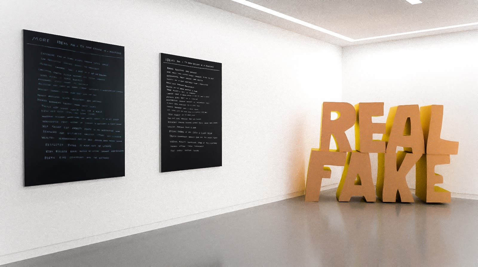 Scott Reeder in The Written Word (virtual exhibition view), 2020, Kavi Gupta