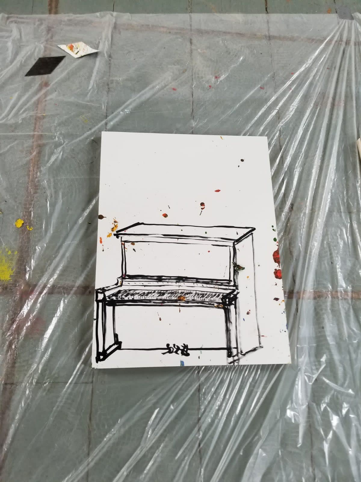 Angel Otero's Studio, Coursety of the artist.