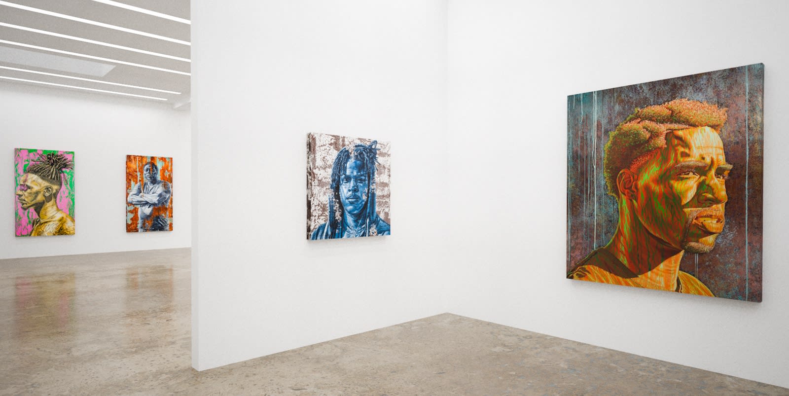 Alfred Conteh, Our Reality (virtual exhibition view), 2020