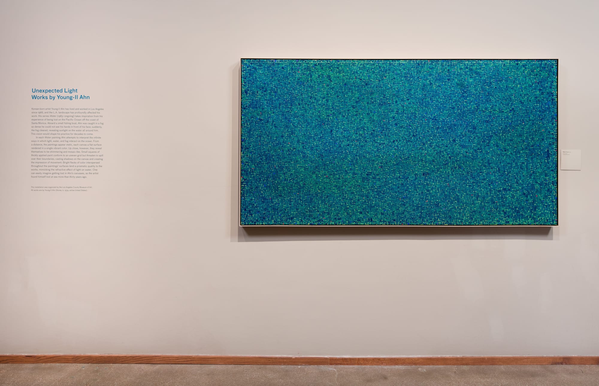 Young-Il Ahn, Unexpected Light, LACMA, Los Angeles, CA, Installation View, Photo by Michael Underwood.