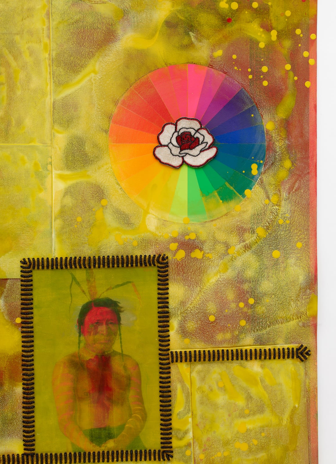 Jeffrey Gibson, White Swan, 2021