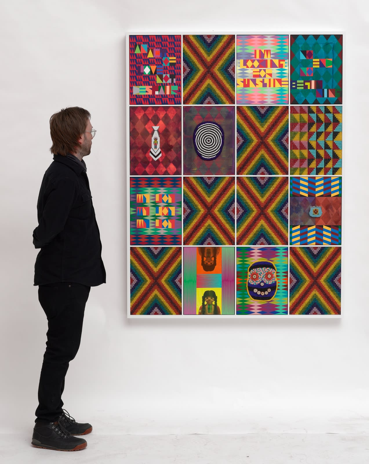 Jeffrey Gibson, I'M LOOKING FOR SUNSHINE, 2021