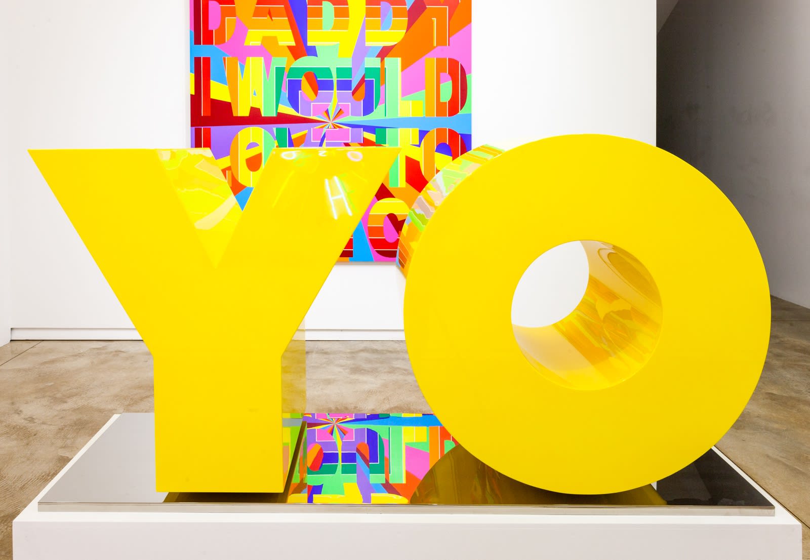 Deborah Kass: Painting and Sculpture (installation view), 2020, Kavi Gupta | Elizabeth St.