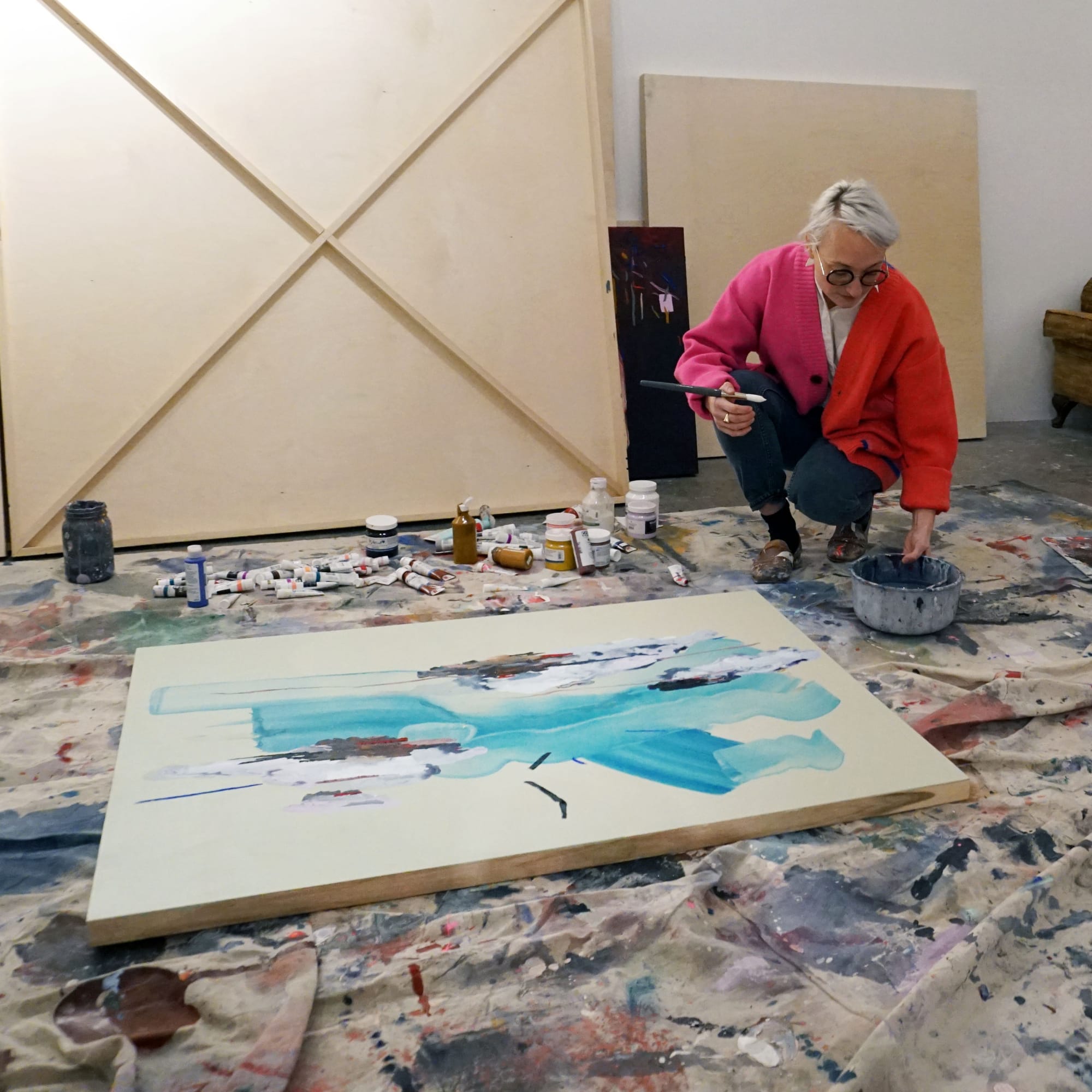 Janna Watson in her studio.