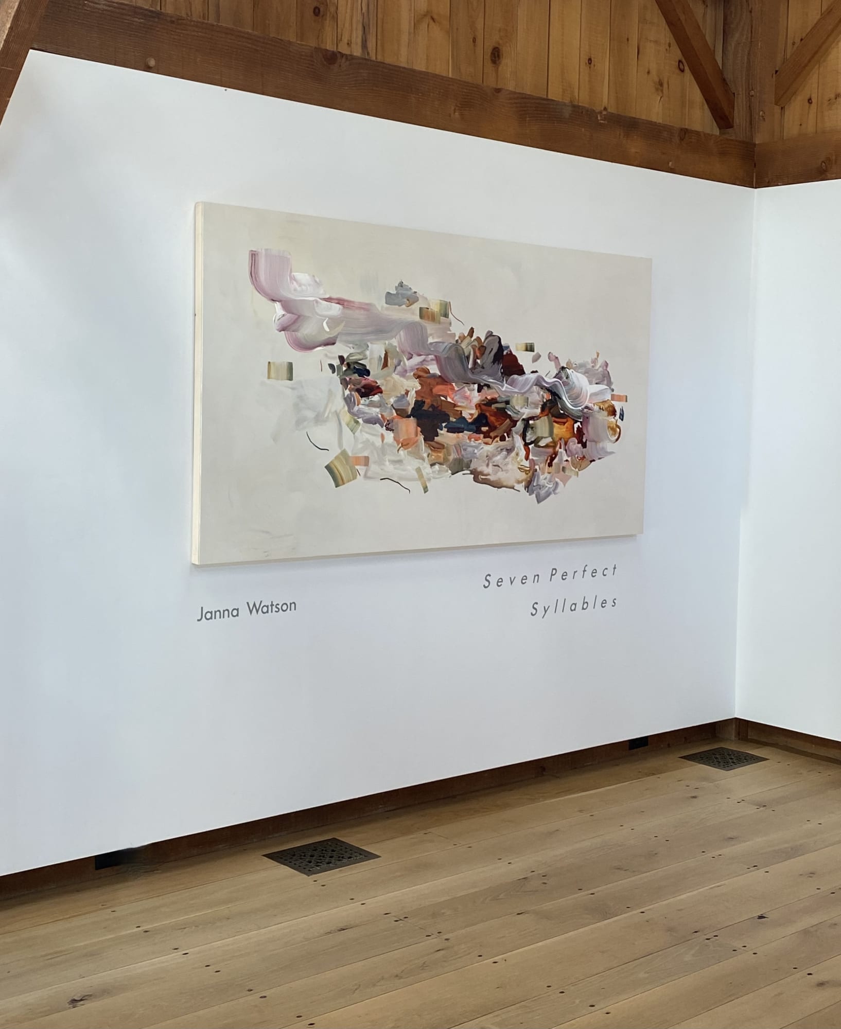 Seven Perfect Syllables - new paintings by Janna Watson