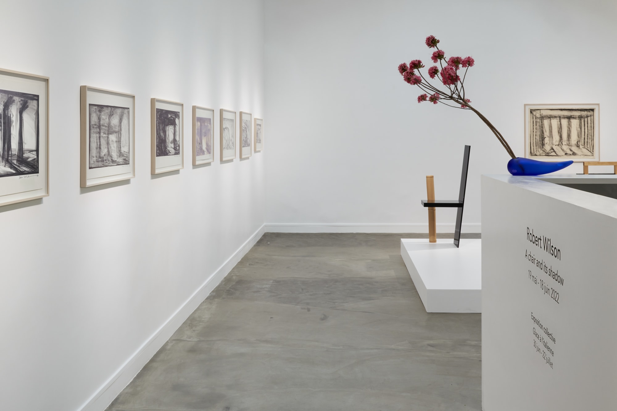 Robert Wilson, A chair and its shadow