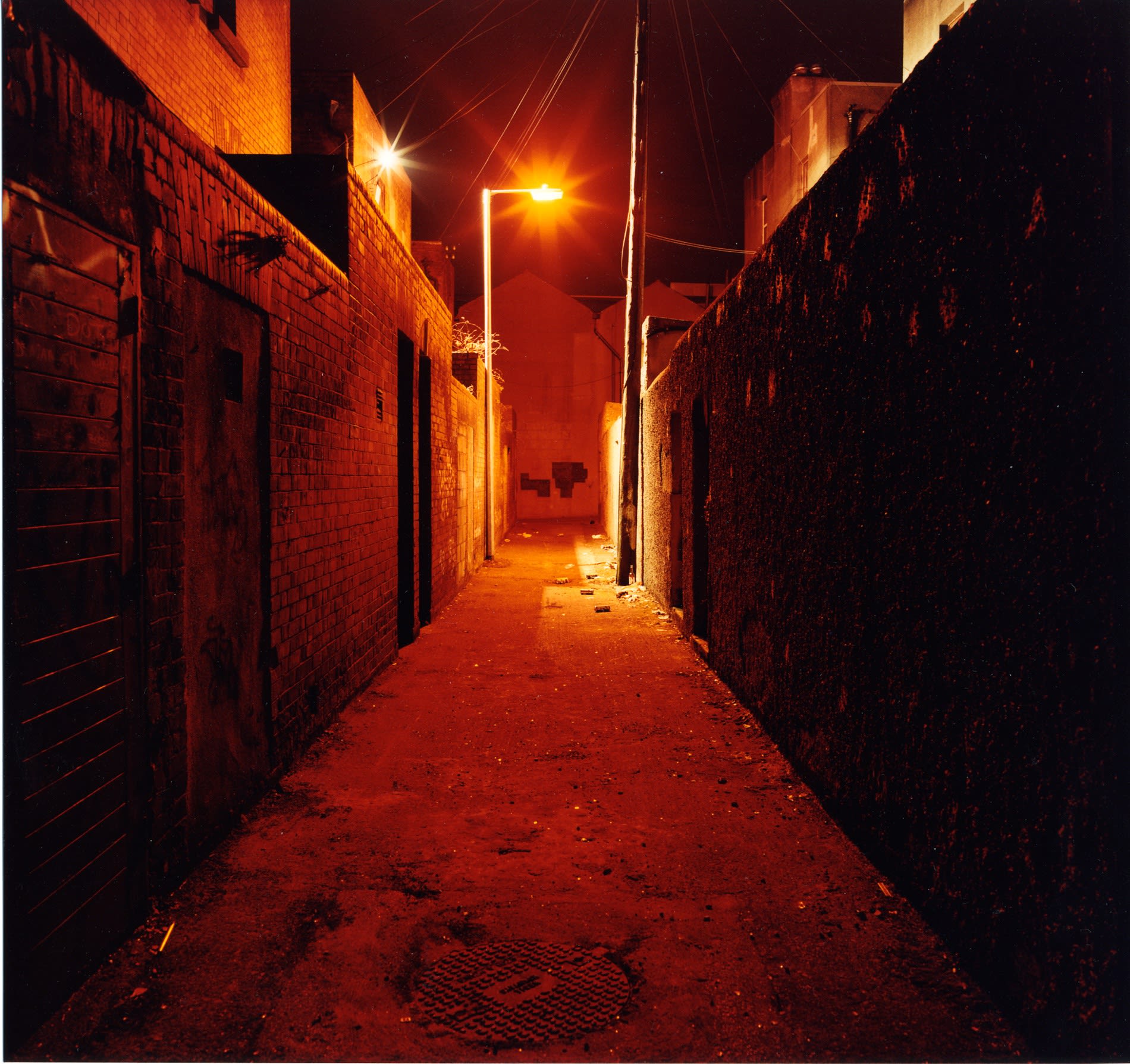 A Laneway, C-print on dibond