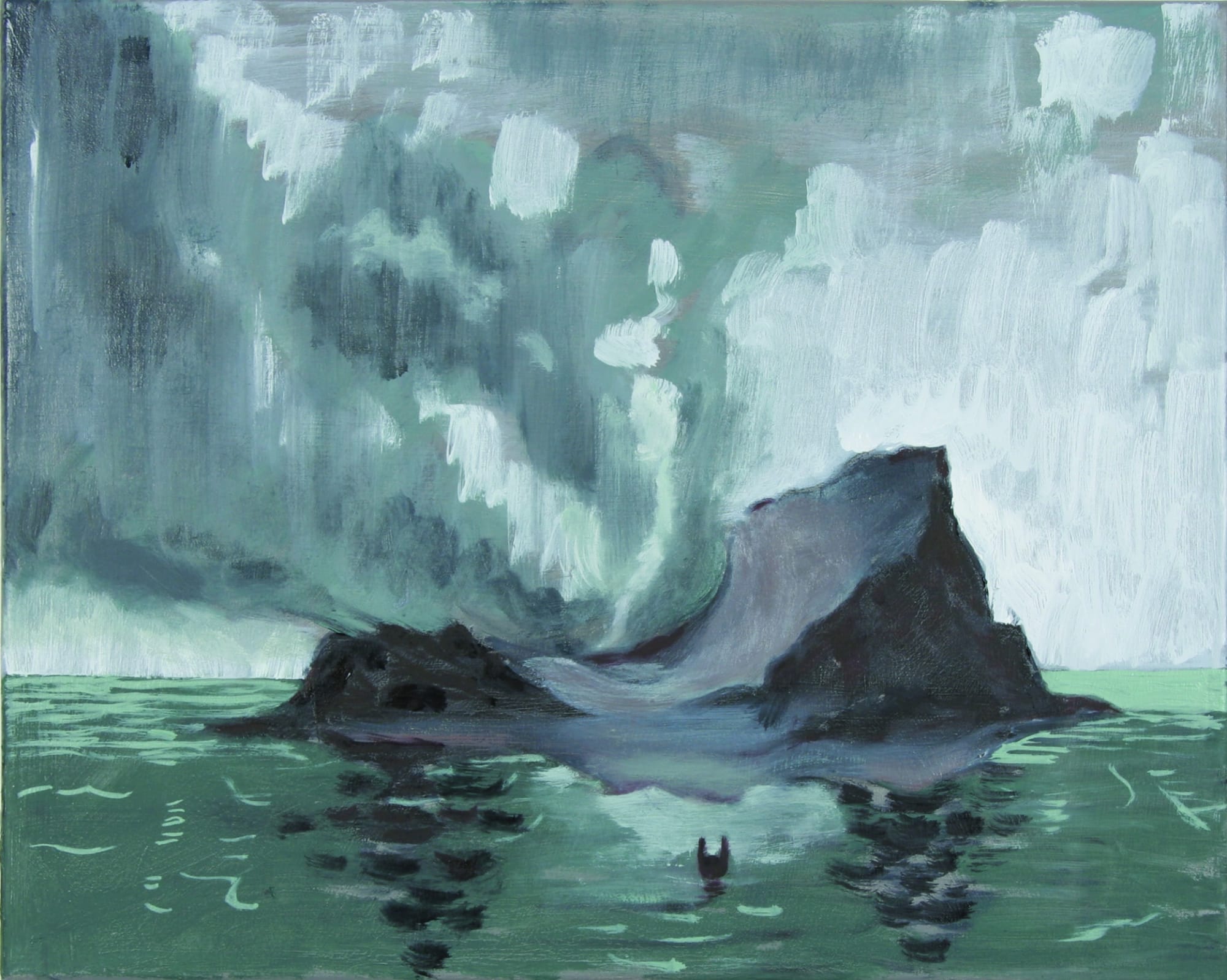 Island, oil on canvas, 40 x 50 cm