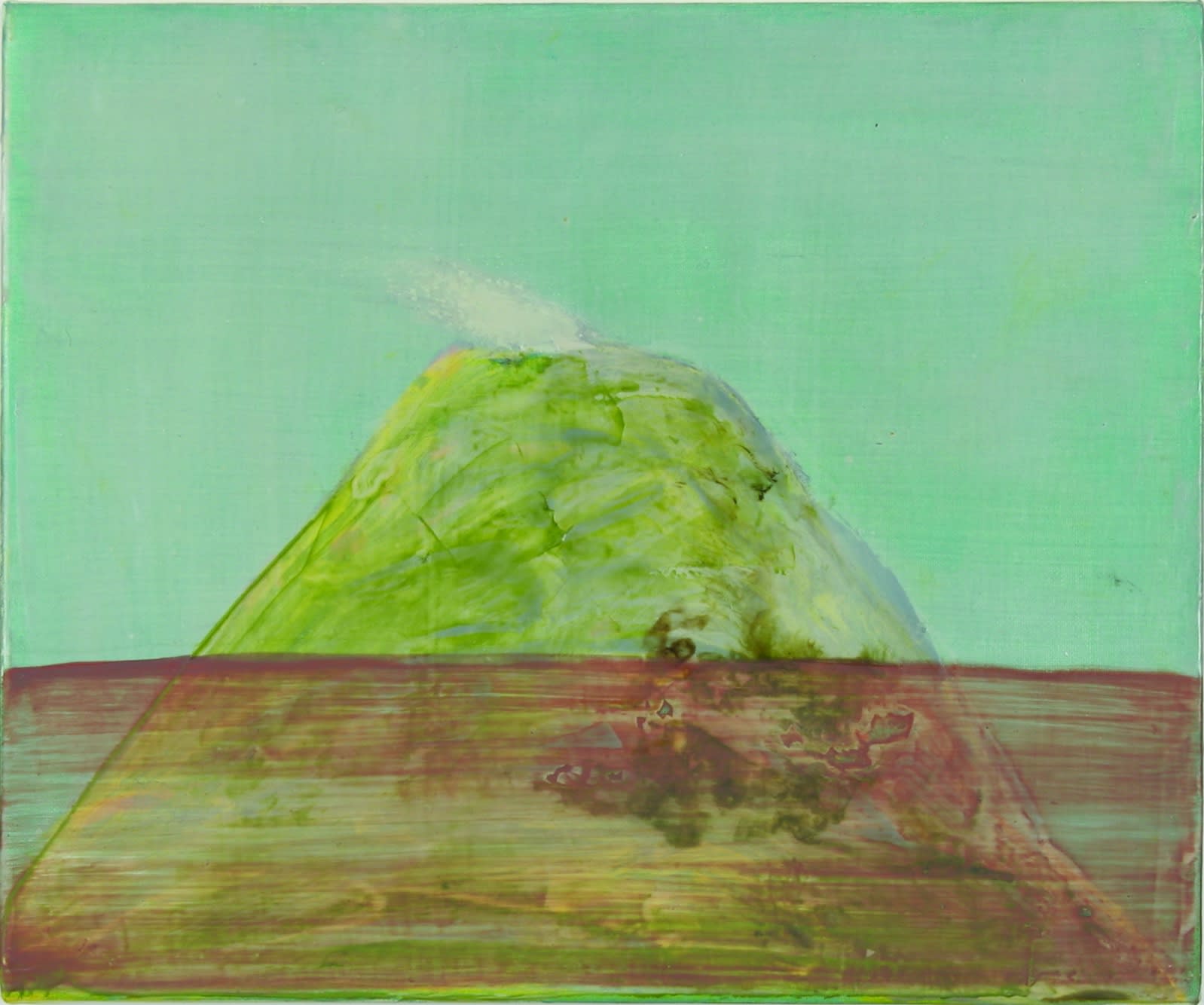 Landscape without Equestrian Portrait of Louis XIV, 2006 oil on canvas 25 x 30 cm