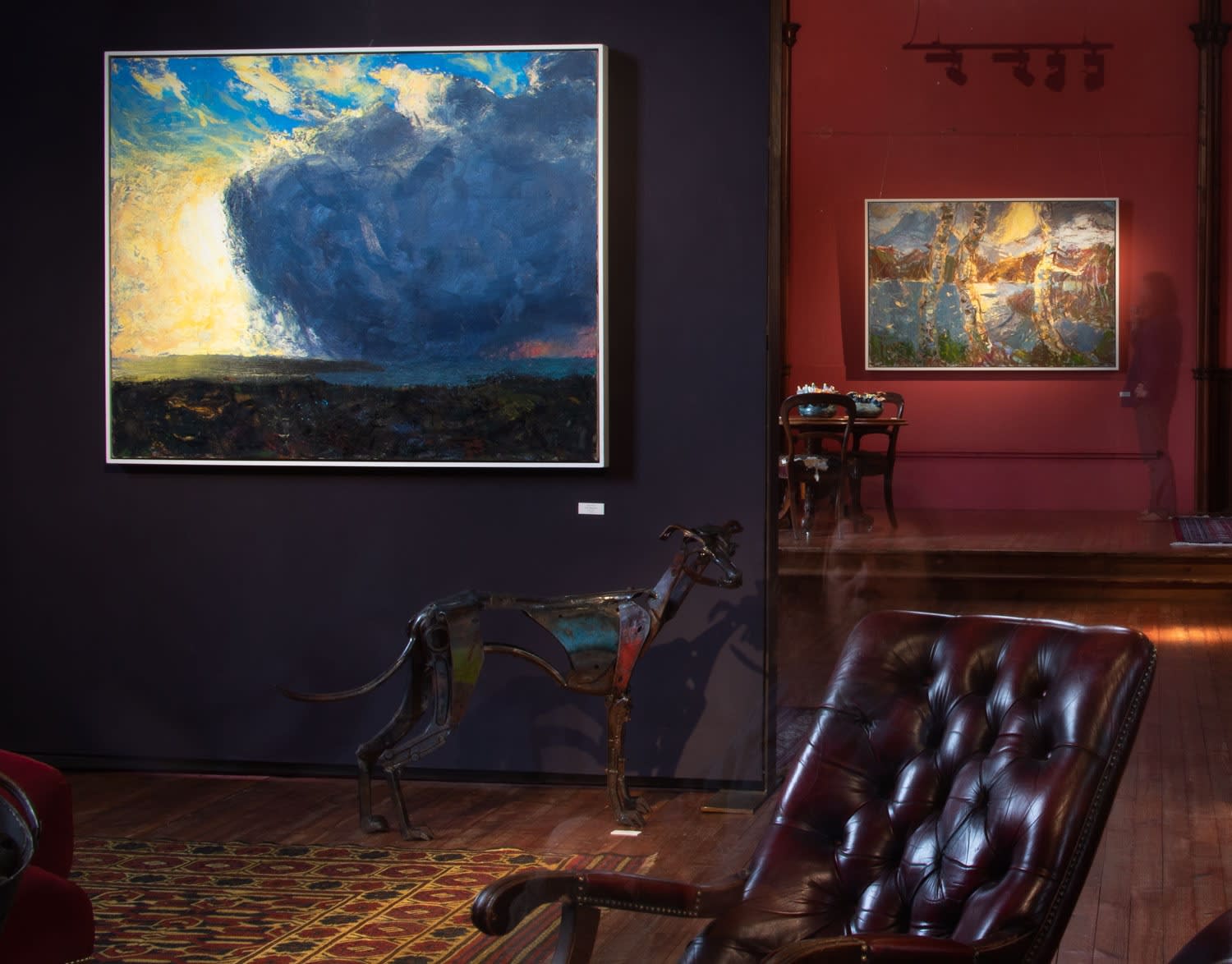 'yellow, blue, red' and 'coming and going' by Allan MacDonald