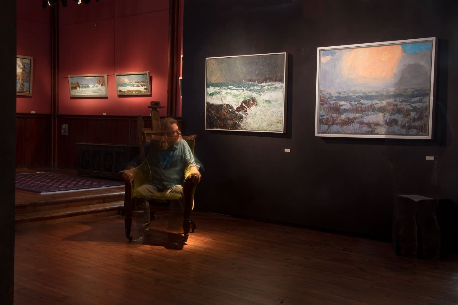 Allan MacDonald's 'pillar of cloud' and Mangersta Maelstrom. August 2019