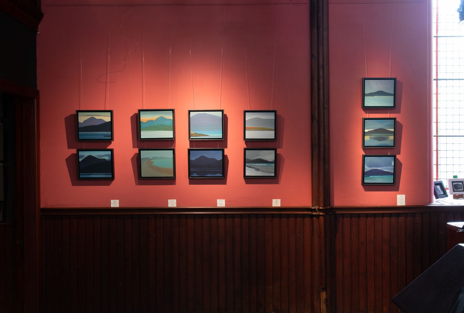 Small paintings. Jane MacNeill, Kilmorack Gallery, August 2022