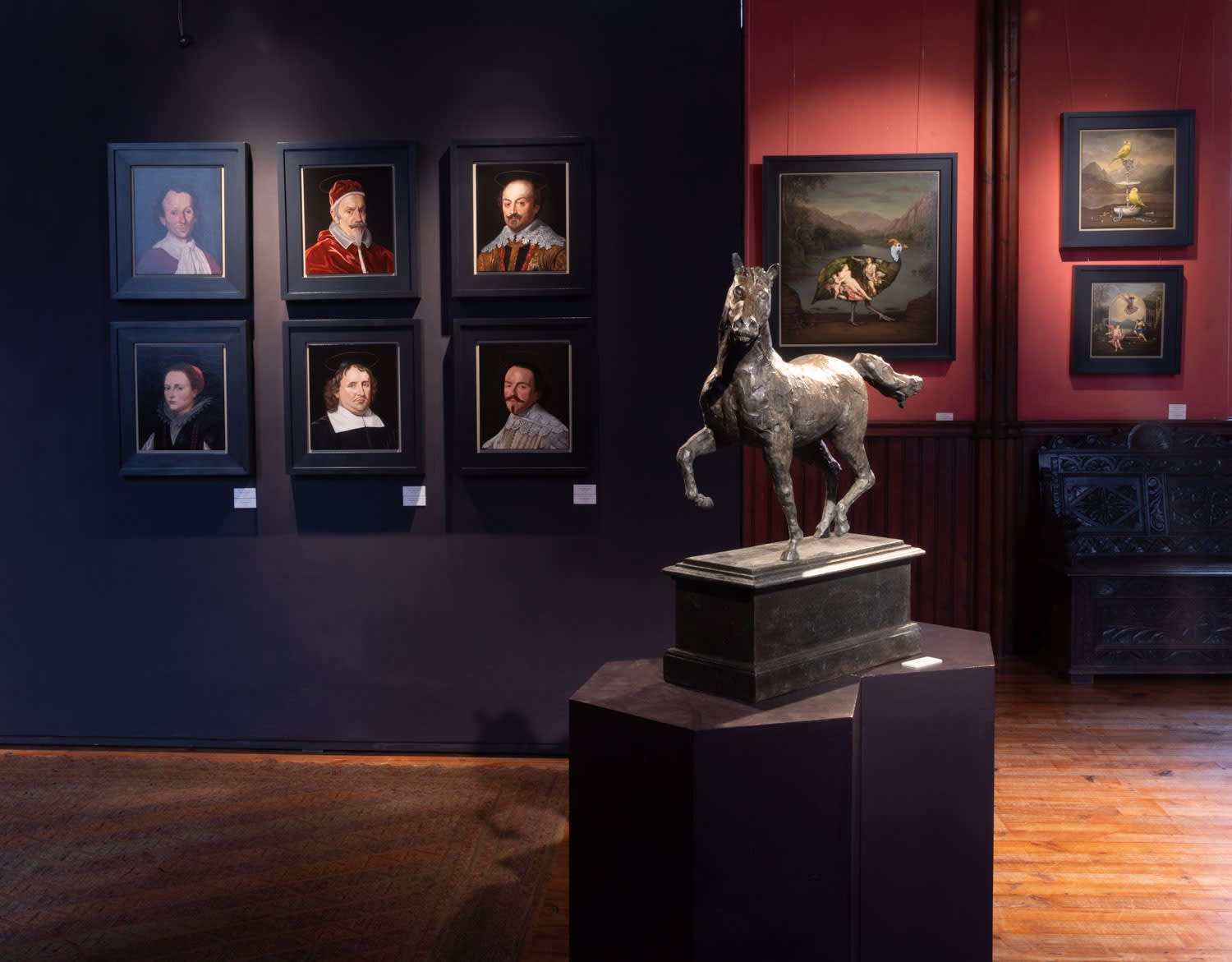 Work by Rory and Carolynda Macdonald and Gerald Laing.