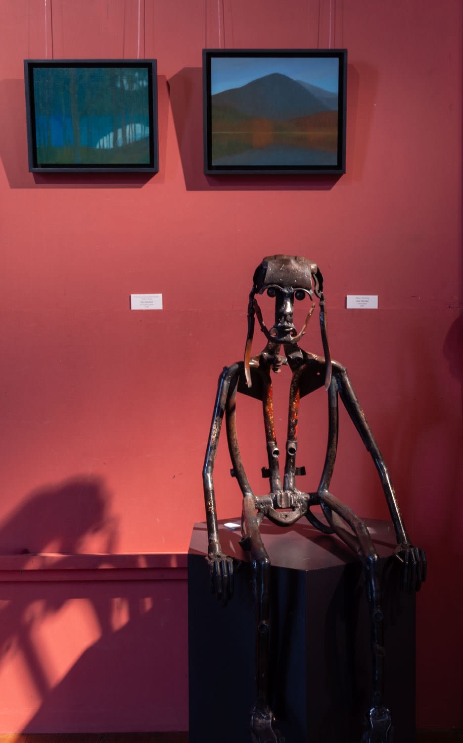 Aglow and Enchanted Waters, with Helen Denerley's Sitting Girl, June 2025