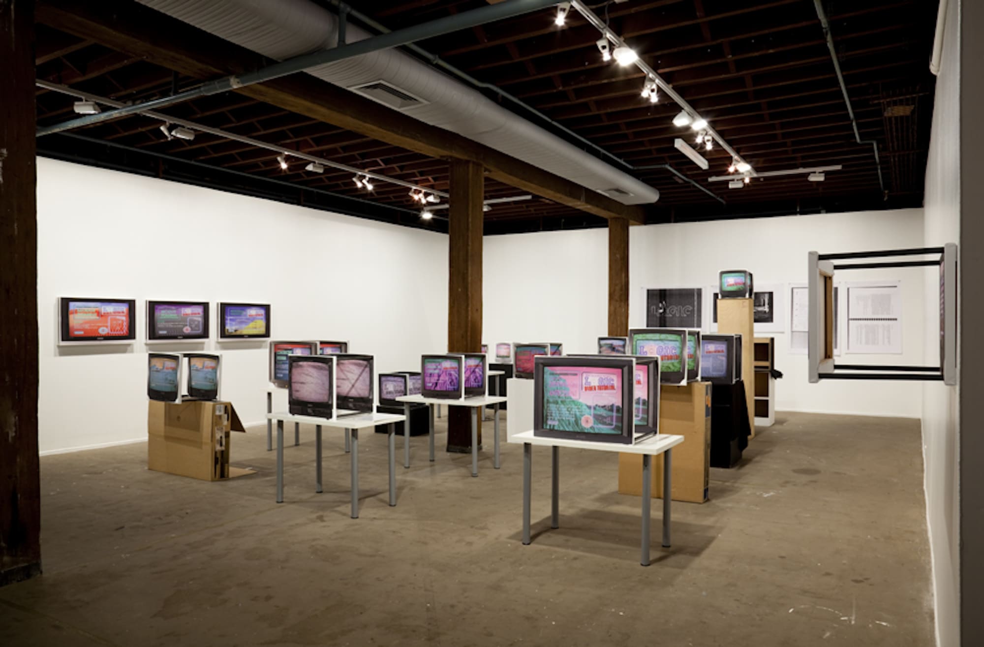 SIMON DENNY exhibition view, Introductory Logic Video Tutorial, Artspace Sydney, 2010