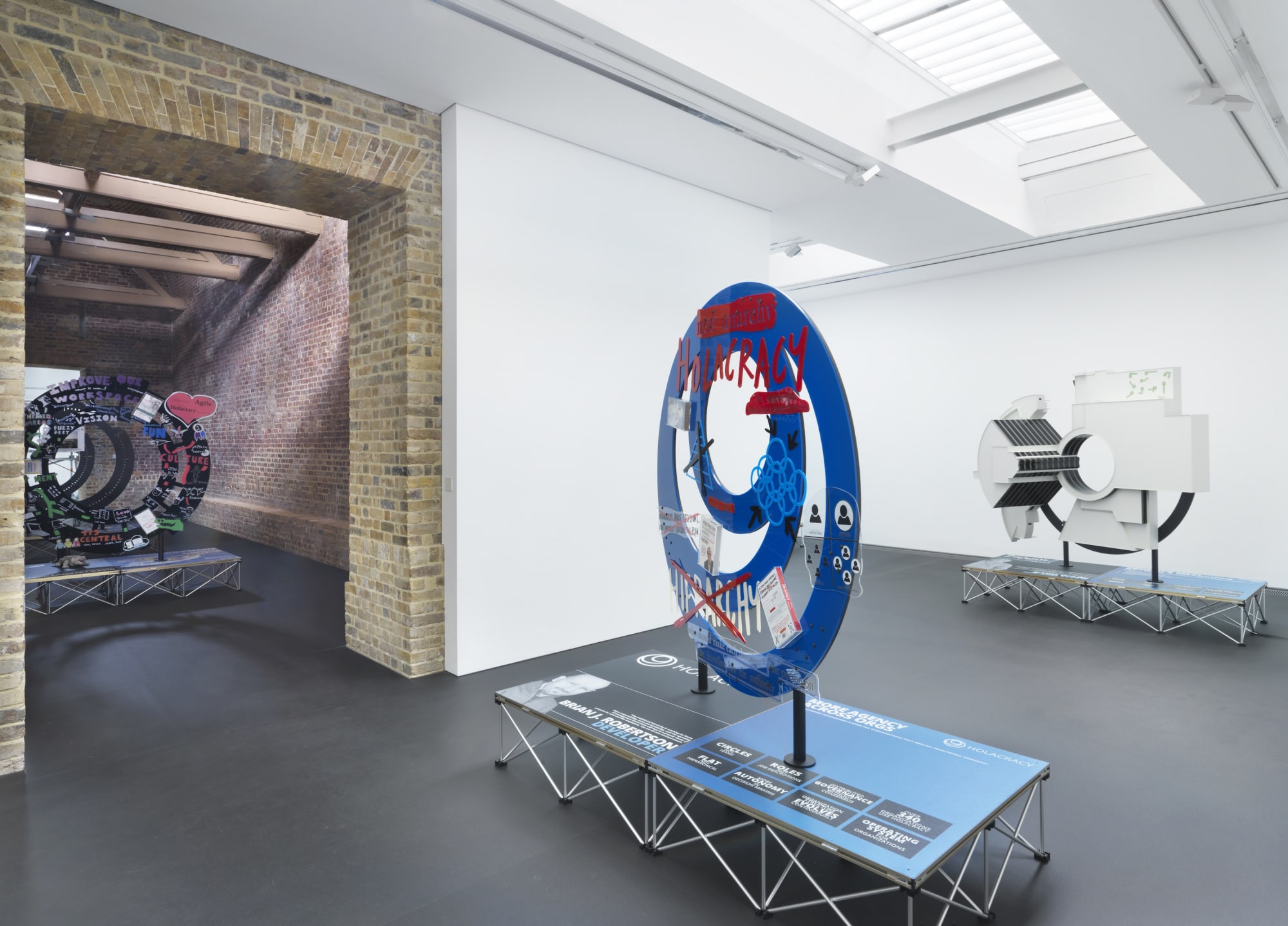 SIMON DENNY exhibition view, Products for Organising, Serpentine Galleries, London, 2015