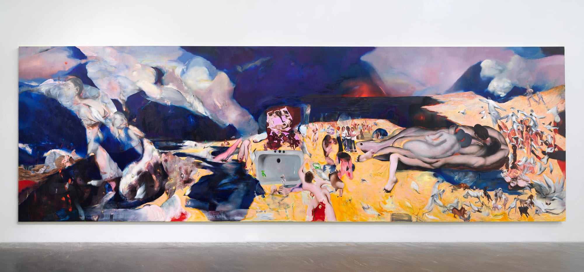 AMBERA WELLMANN exhibition view, Soft Water Hard Stone, New Museum Triennial, New York, 2021