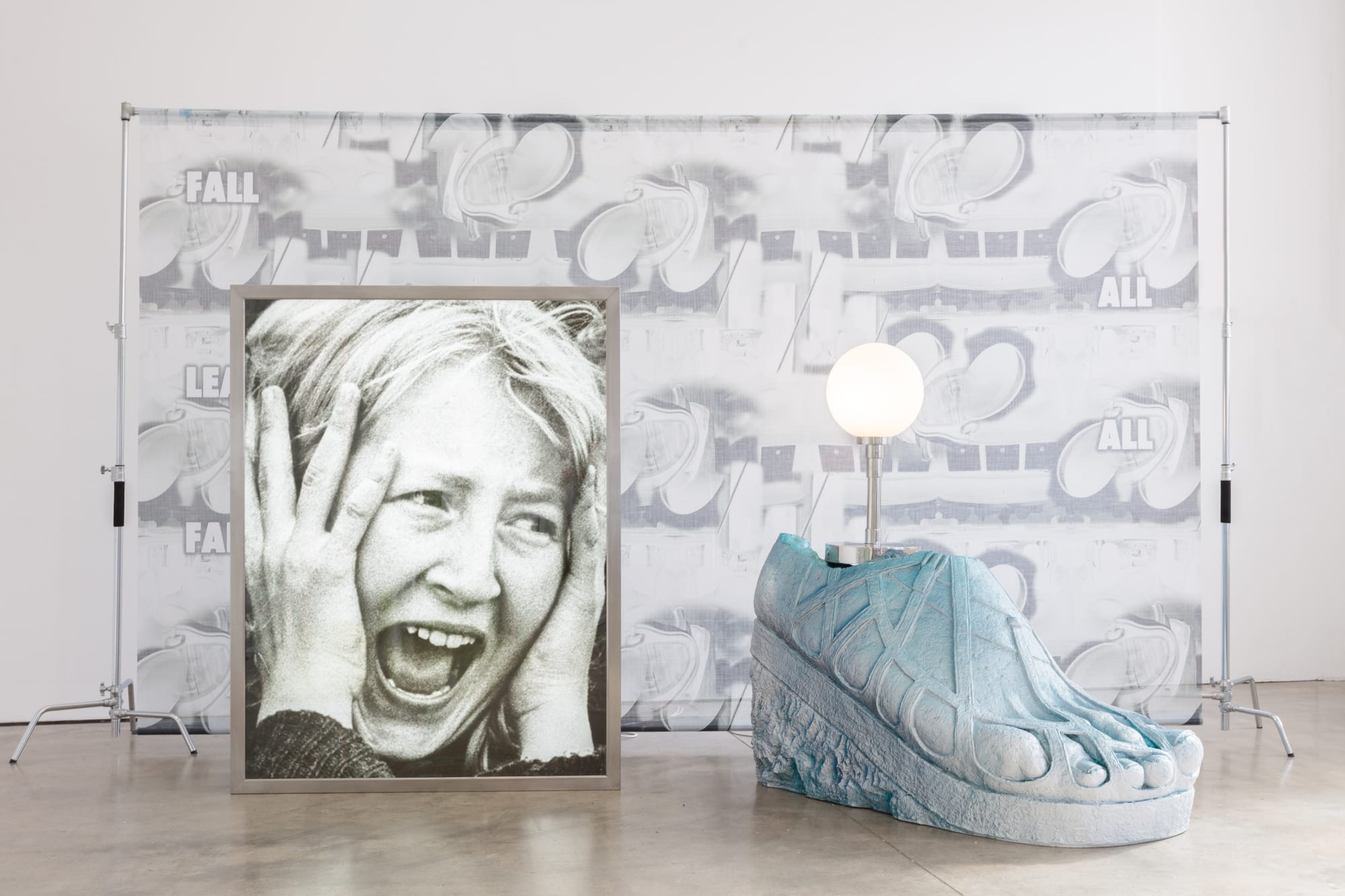 GUAN XIAO exhibition view, Guan Xiao: Flattened Metal in association with K11 Art Foundation, ICA, London, 2016