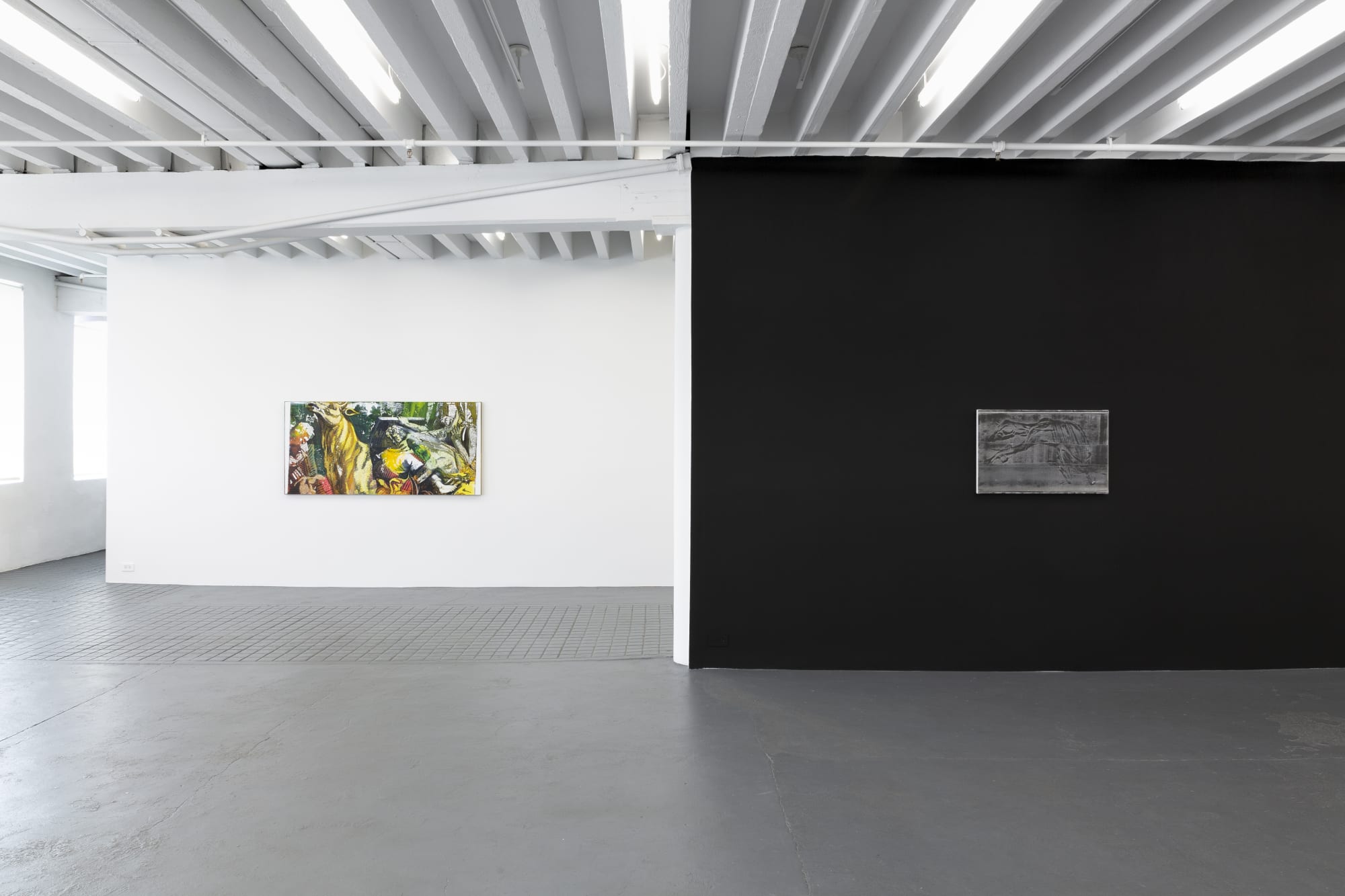 ALEX CARVER exhibition view, Engineer Sacrifice, Miguel Abreu Gallery, New York, 2022