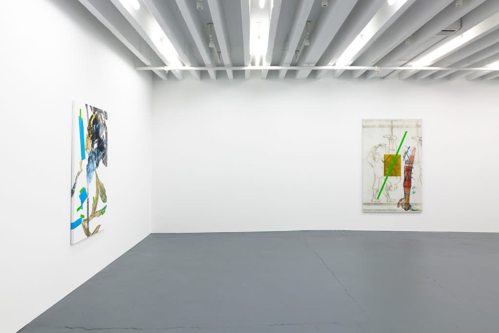 ALEXANDER CARVER exhibition view, External Fixation, Miguel Abreu Gallery, New York, 2019
