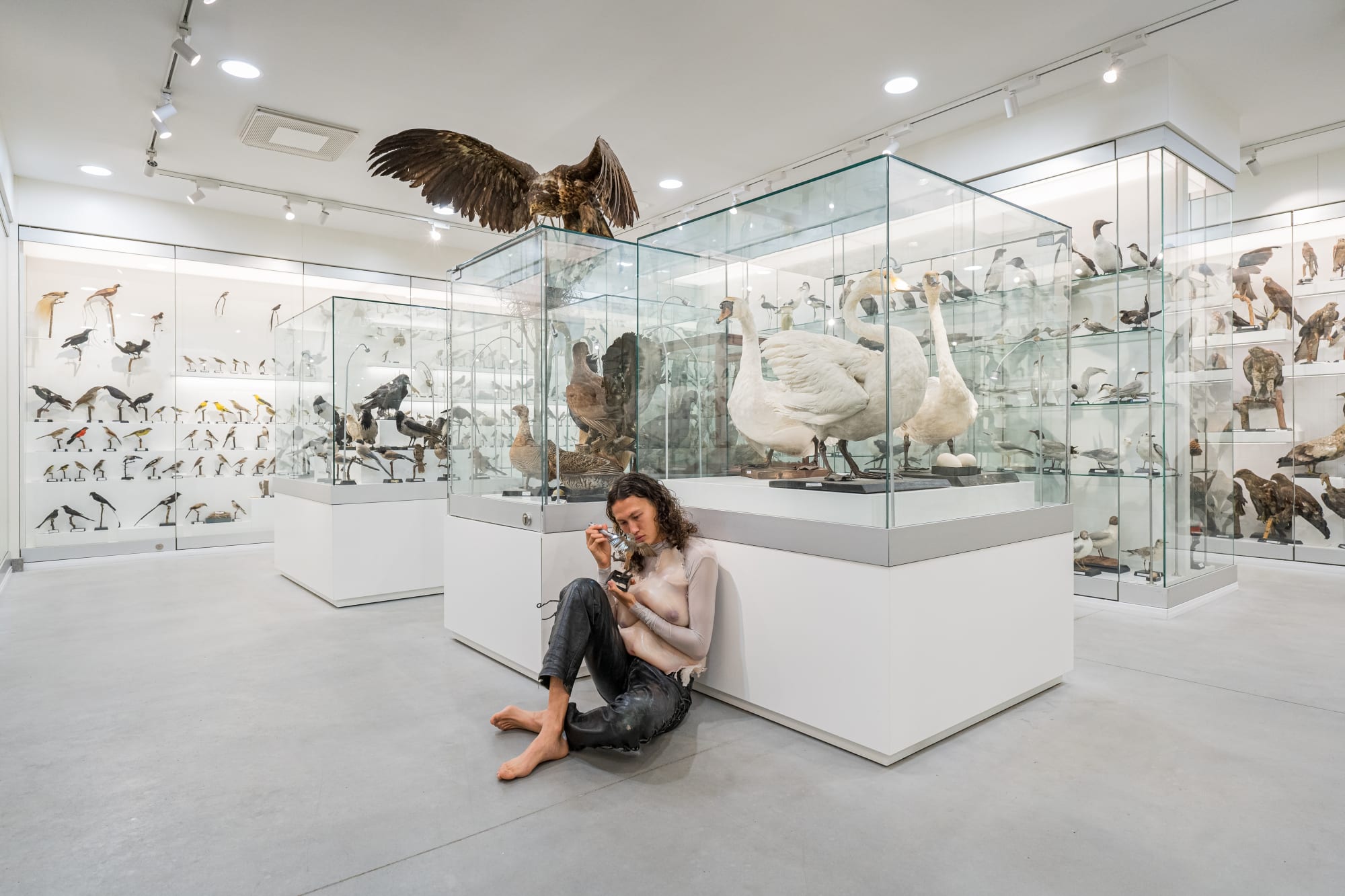 KLÁRA HOSNEDLOVÁ performance view, Baltic Triennial 14: The Final Frontier, Vilnius, 2021