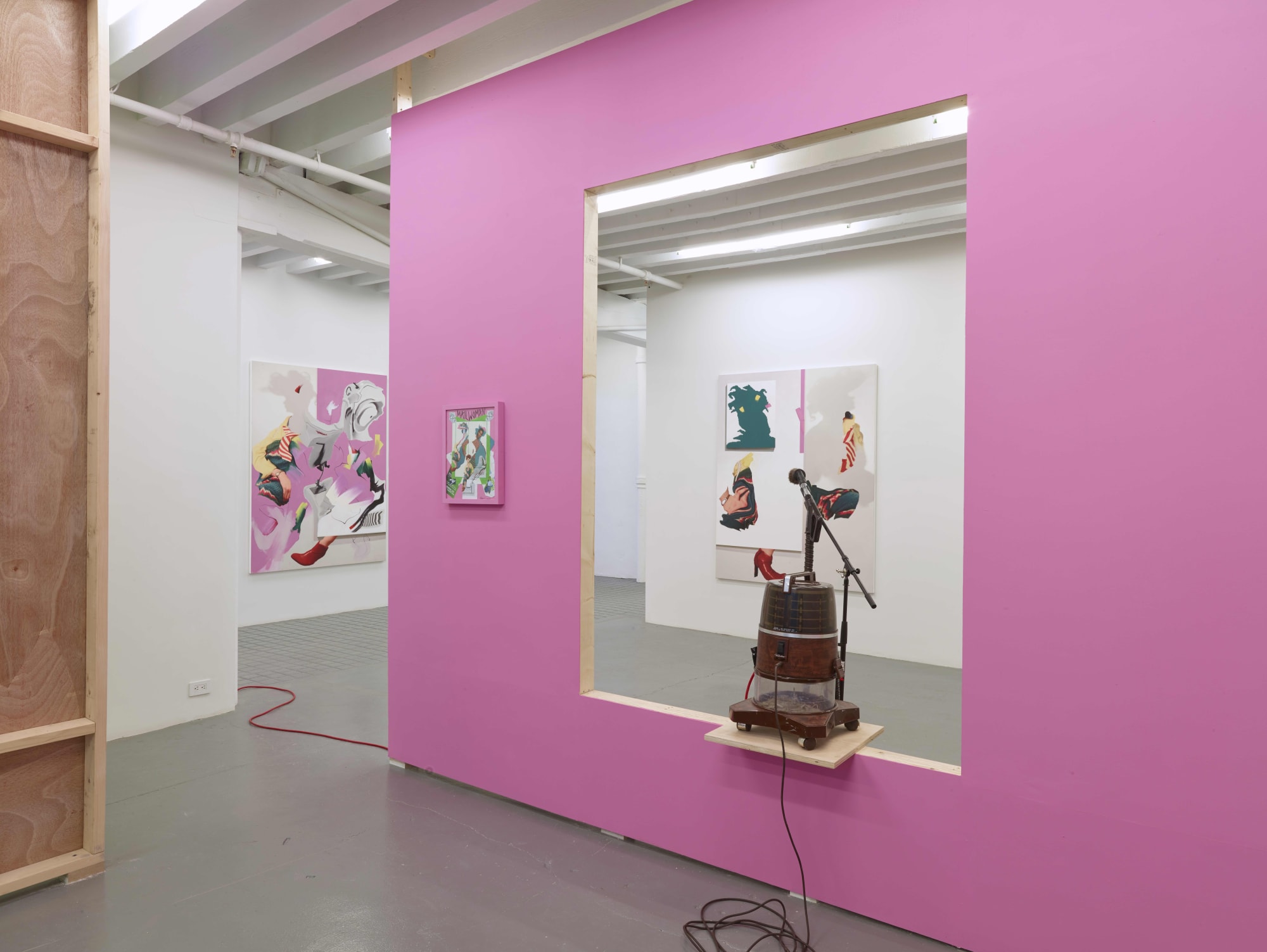 PIETER SCHOOLWERTH exhibition view, Your Vacuum Blows, which Sucks, Miguel Abreu Gallery, New York, 2015