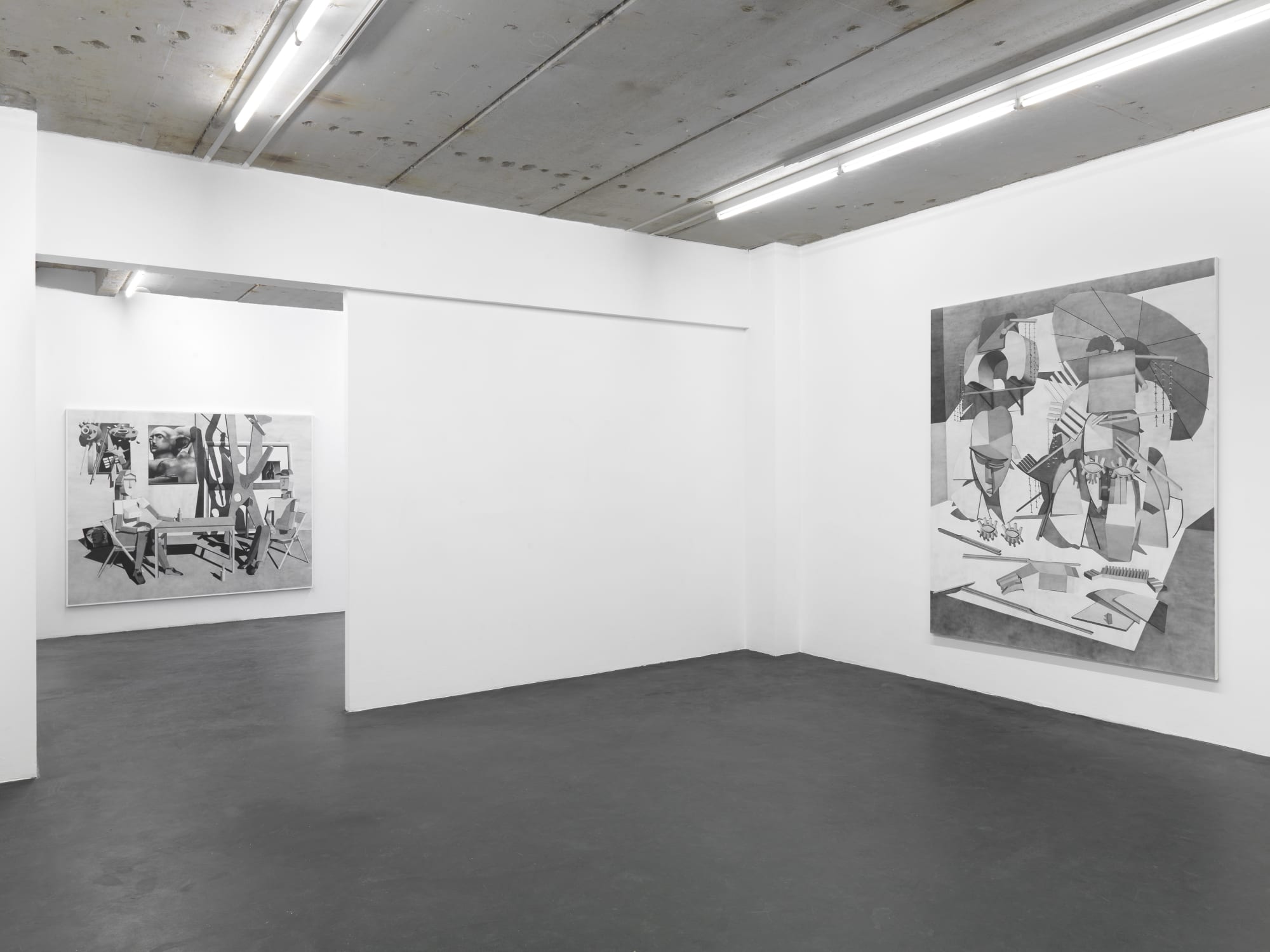 AVERY SINGER exhibition view, The Artists, Kraupa-Tuskany Zeidler, Berlin, 2013