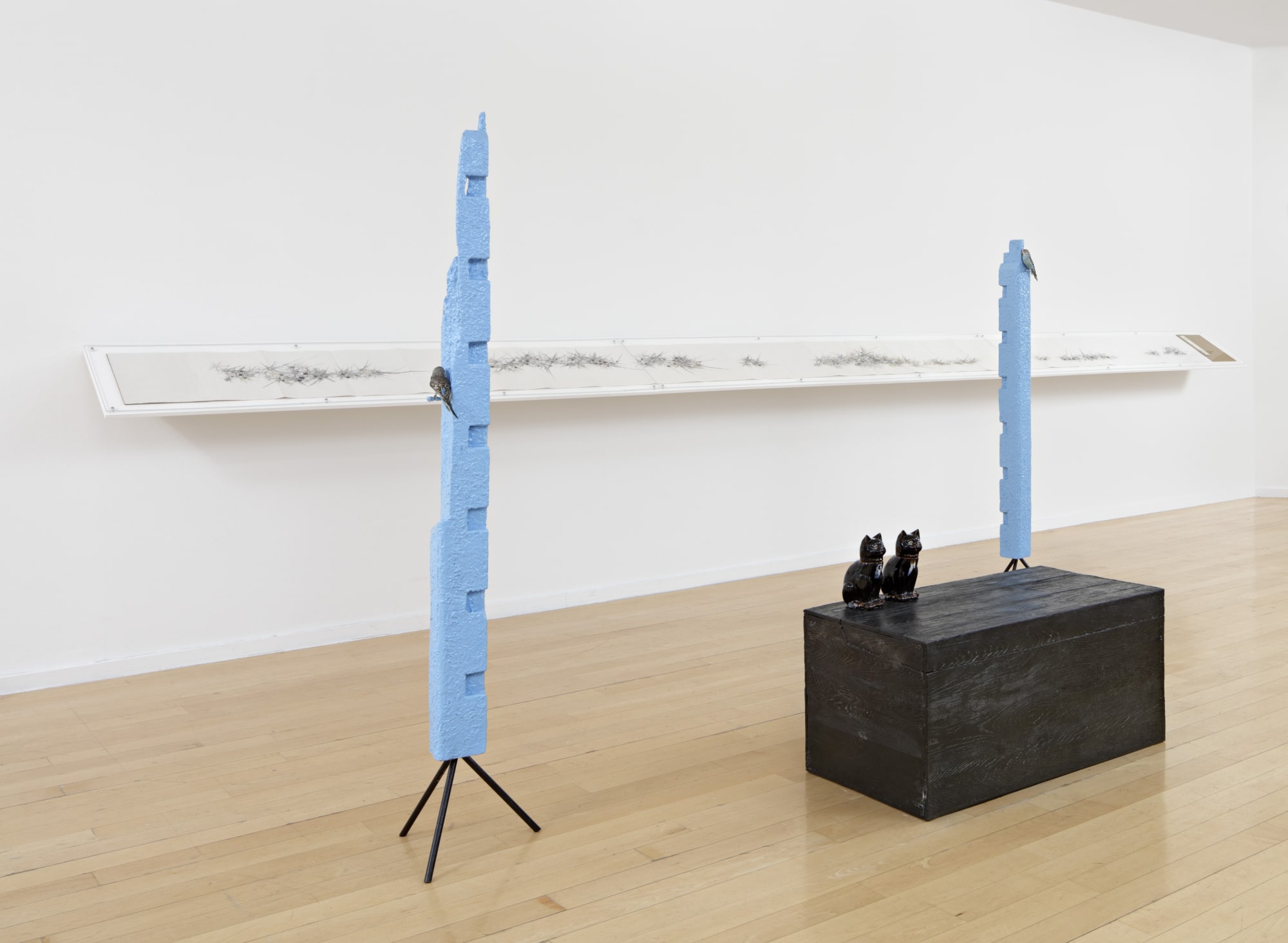 YU HONGLEI exhibition view, Last Night‘s Furtune Teller, Daimler Contemporary, Berlin, 2017