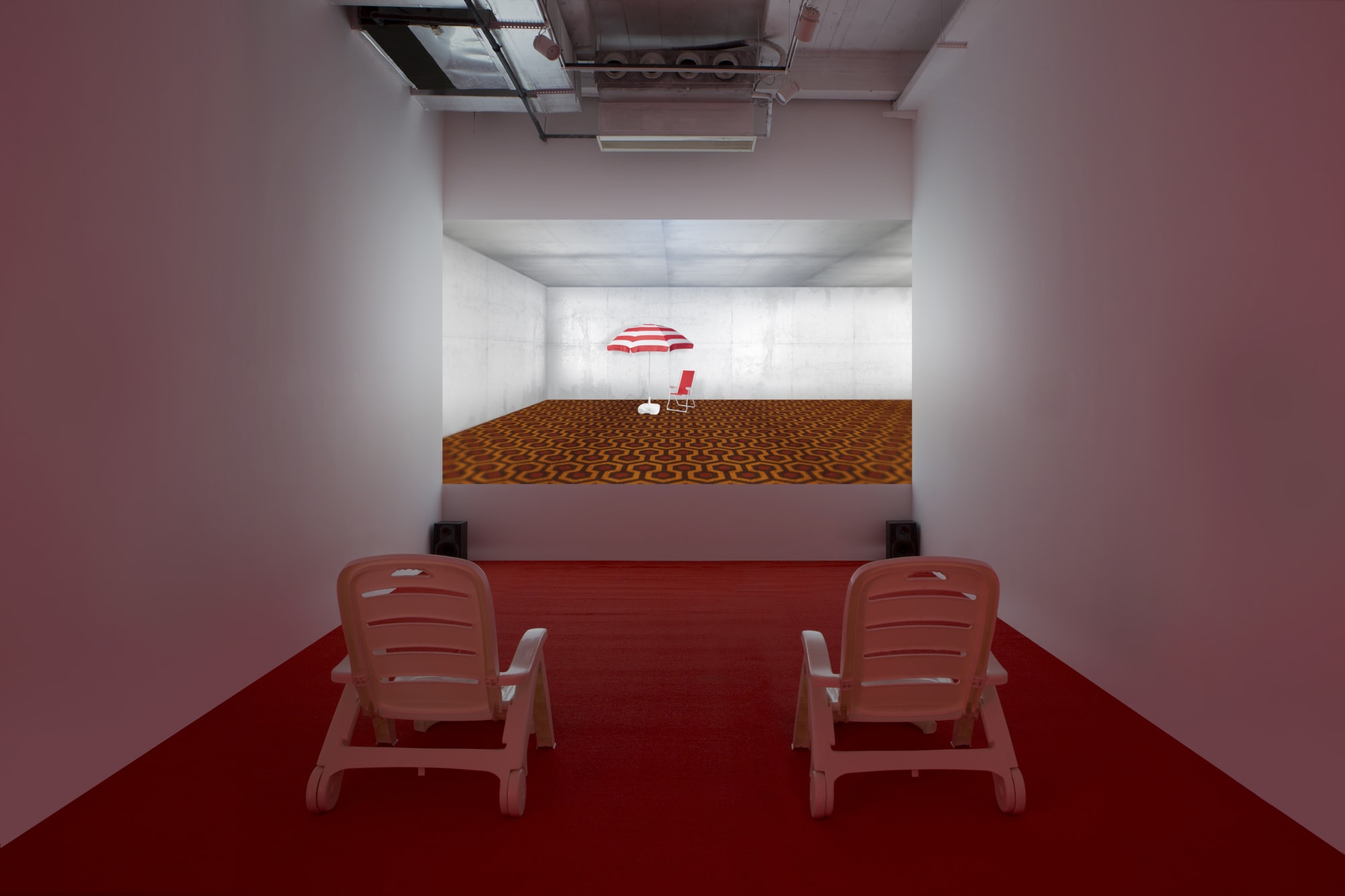 YU HONGLEI exhibition view, Fat Mouse, Antenna Space, Shanghai, 2014