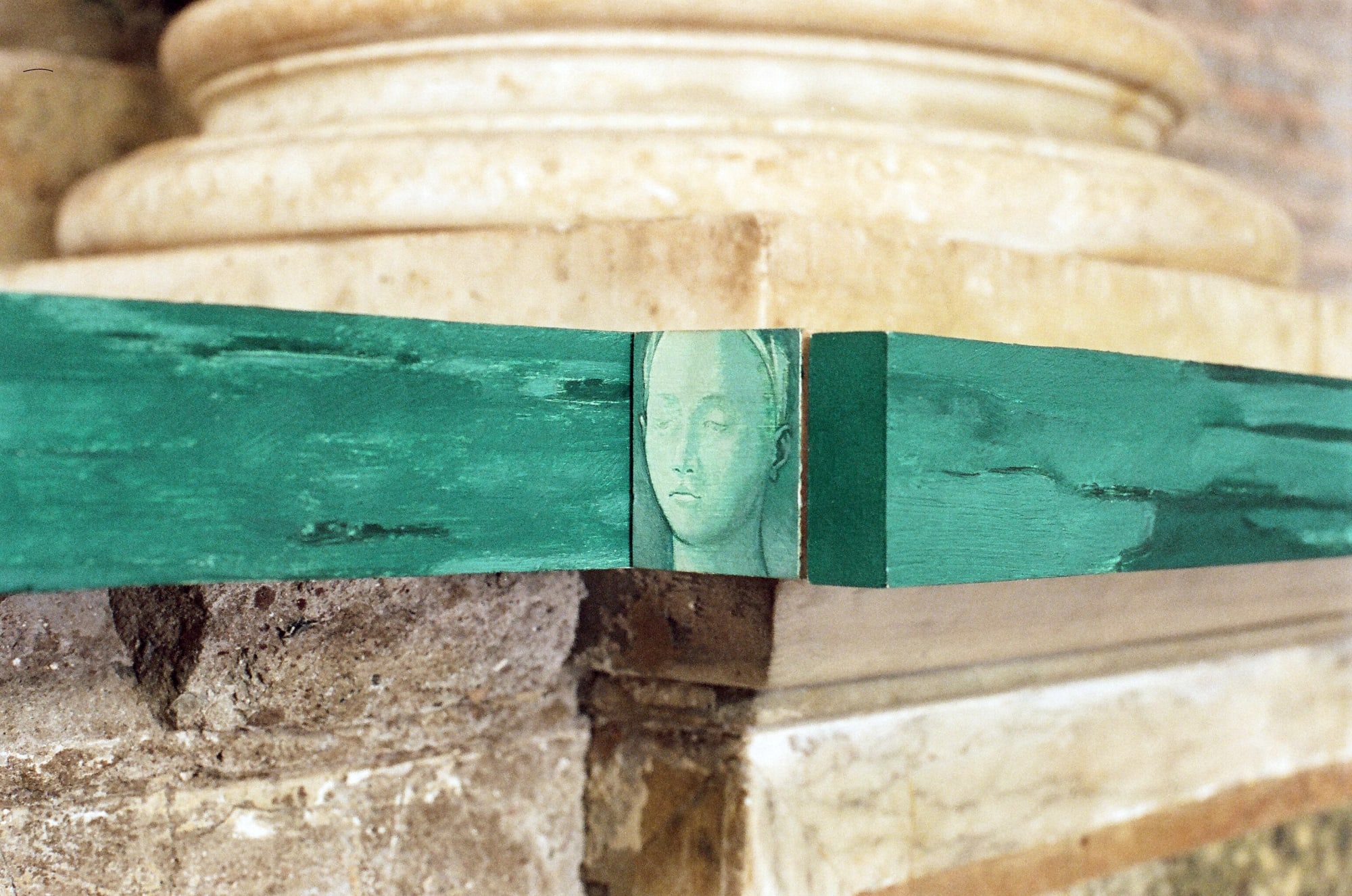 BROOK HSU installation view, Sant'Andrea de Scaphis, Rome, 2023 Photo: Alessandro Cicoria and Valeria Giampietro