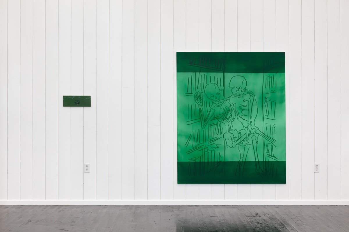 BROOK HSU exhibition view, Blue Bunny, Manual Arts, Los Angeles, 2021