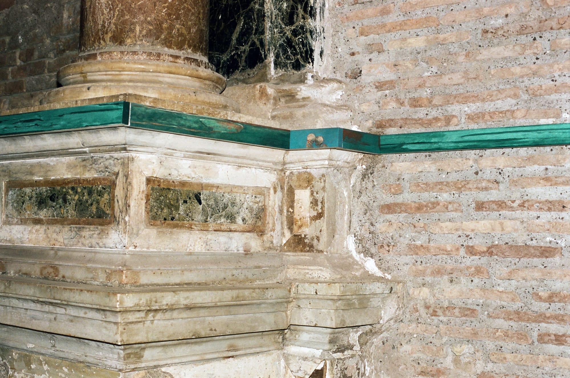 BROOK HSU installation view, Sant'Andrea de Scaphis, Rome, 2023 Photo: Alessandro Cicoria and Valeria Giampietro