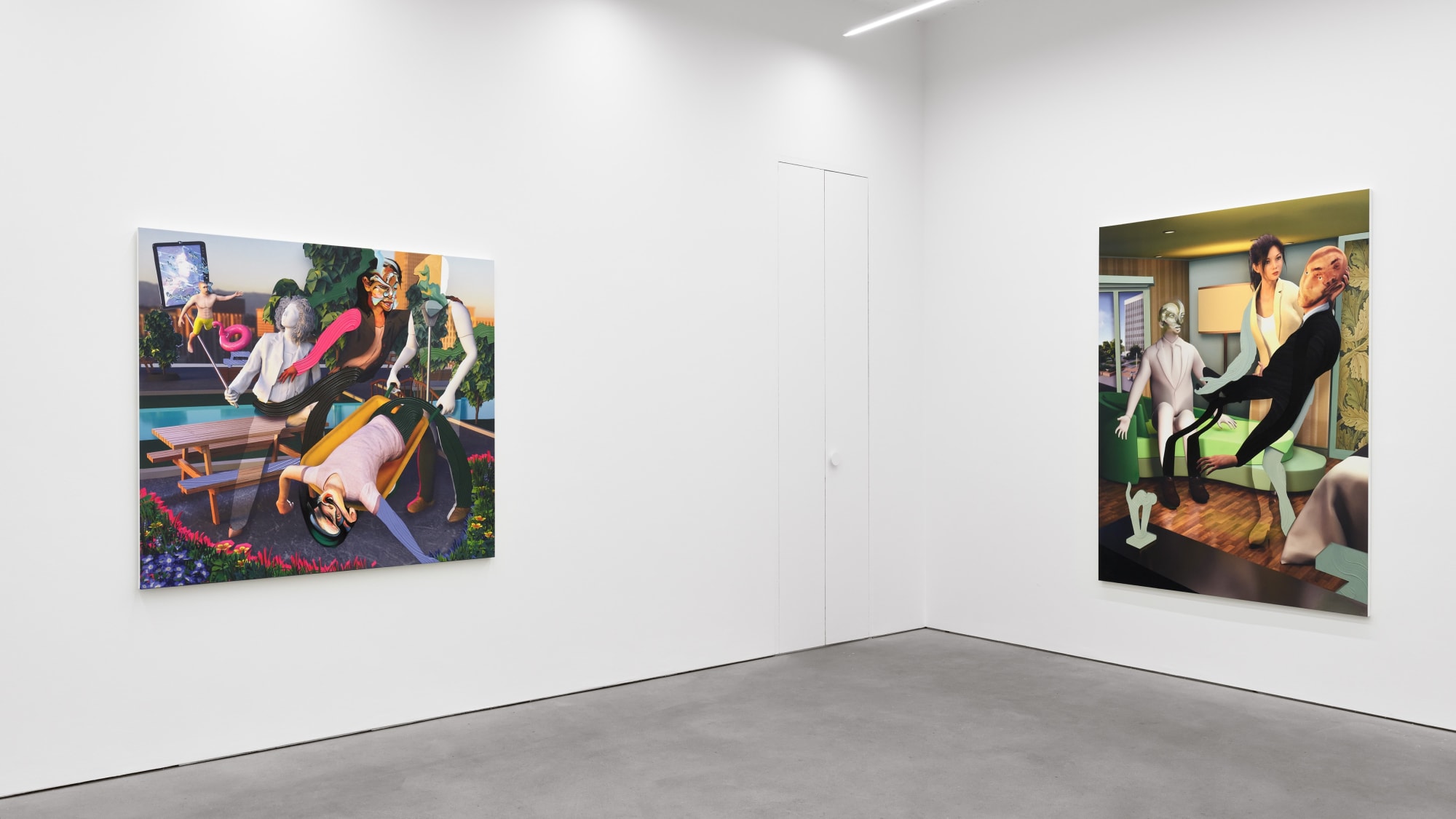 PIETER SCHOOLWERTH, exhibition view, Rigged, Kraupa-Tuskany Zeidler, Berlin, 2022