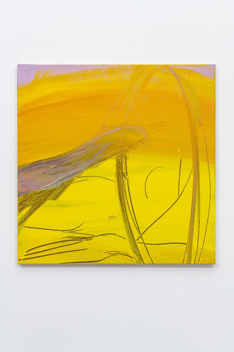 Gal Schindler Homeostasis, 2020 Oil on canvas 61x61 cm