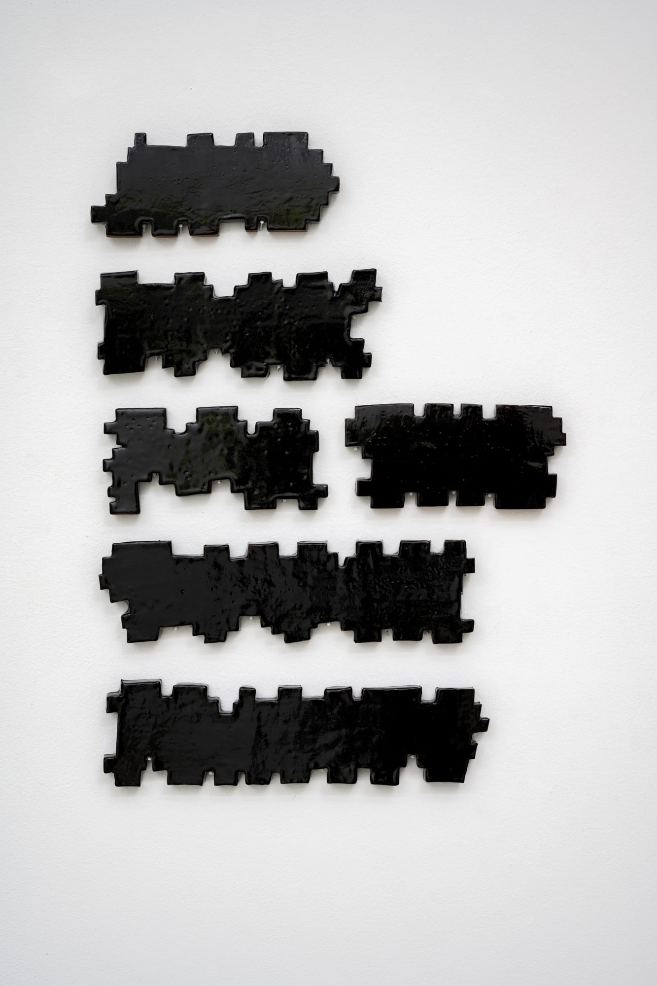 Sofía Clausse ▄▀█▐▄▀▐, 2019 Glazed terracota 55 x 40 x 2 cm