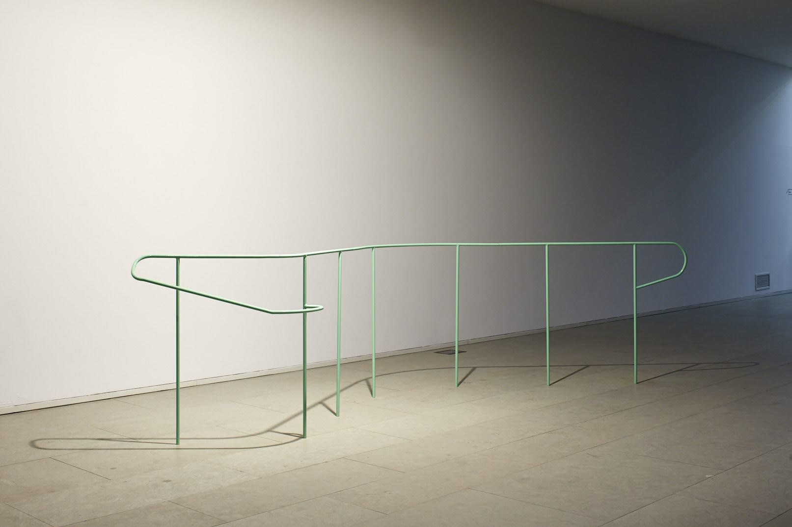 Mike Cooter Guidance 1 (Sigurd Lewerentz), 2018 Hand-painted steel in three parts