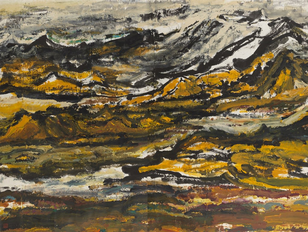 Wu Yi, The Kunlun Mountains in Early Spring, 1990