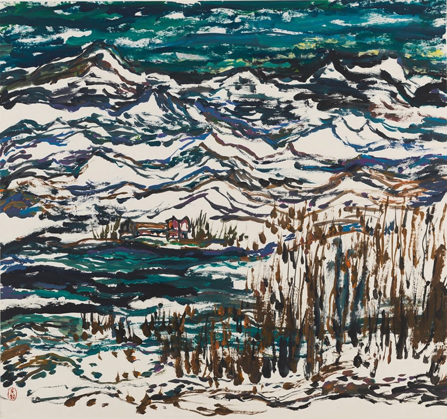 Wu Yi, Snow-capped Mountains, 1990