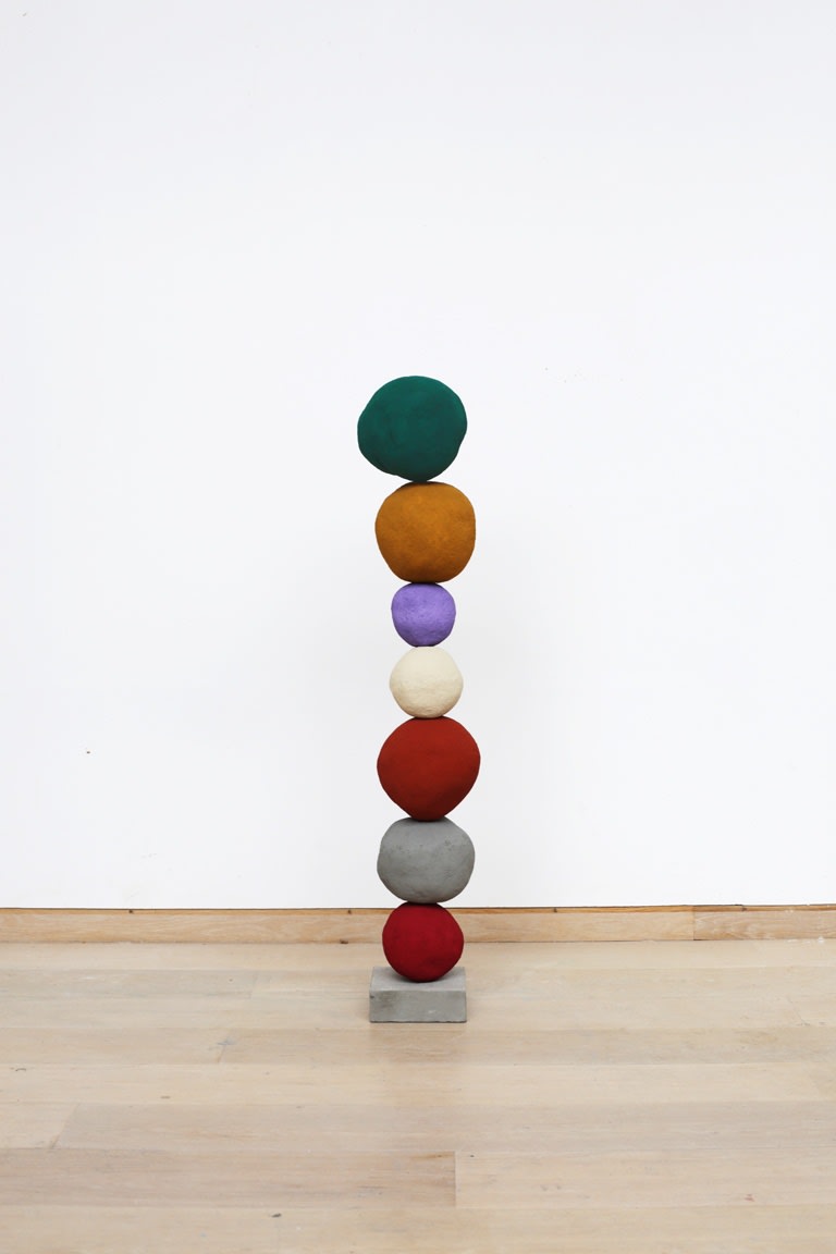 Annie Morris Stacks, 2014 Plaster, Polystyrene, Jesmonite, Pigment and concrete 107 x 19 x 19 cm (AM001)